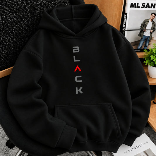 Premium Hoodie BLACK Design (Drop Shoulder)