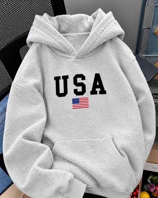 Premium Hoodie USA  (Drop Shoulder)
