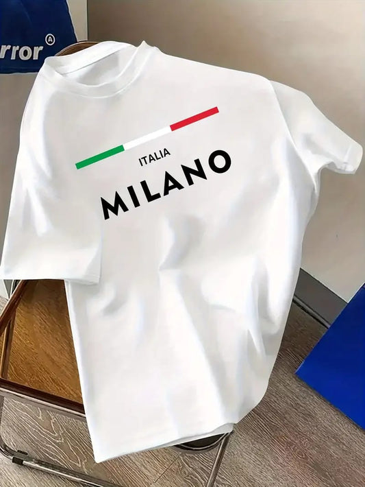 Super Premium Drop Shoulder Italia Milano Design ( 06 colour available)