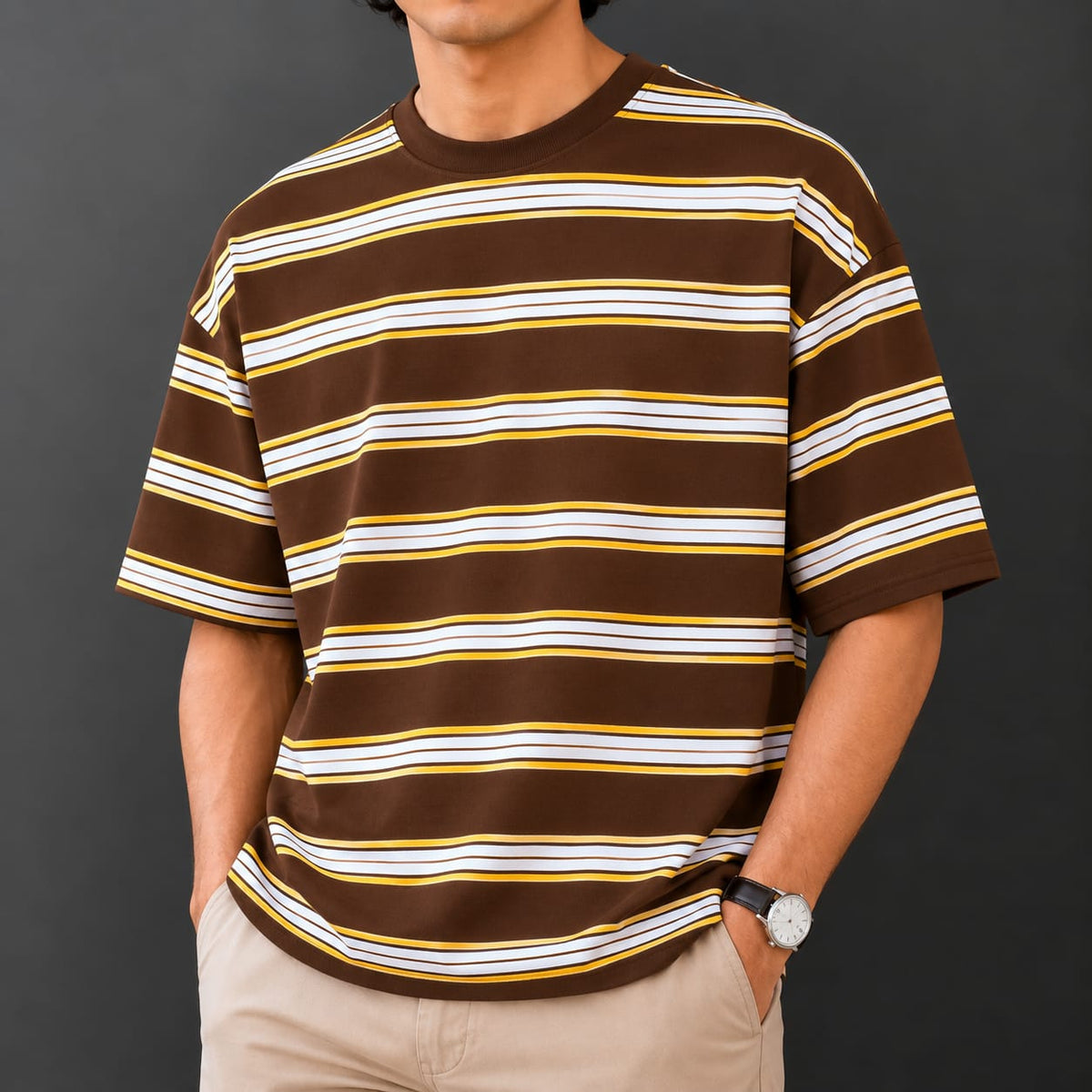 Retro Drop Shoulder T-Shirt 4