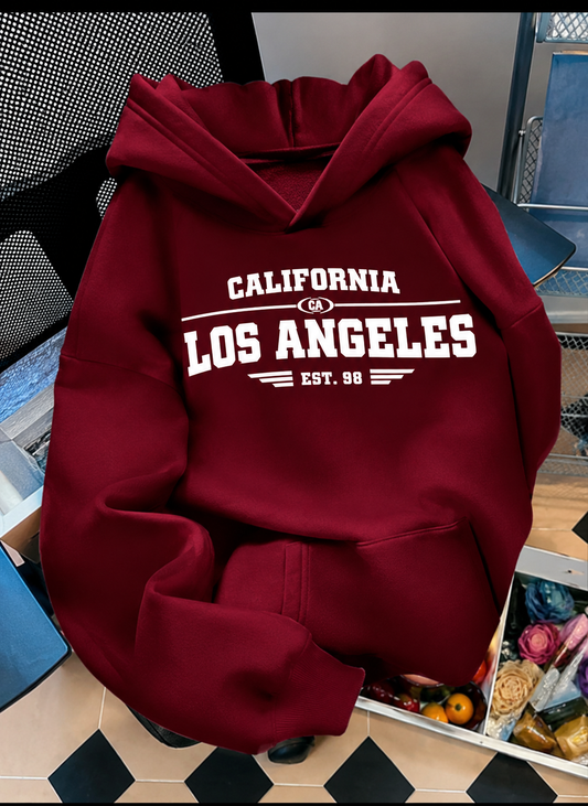 Premium Hoodie Los angels (Drop Shoulder)